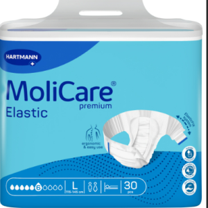 Premium Elastic 6 Drop Slips (30's) - Large