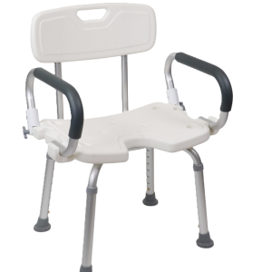 Shower Chair with Flip-up Armrests