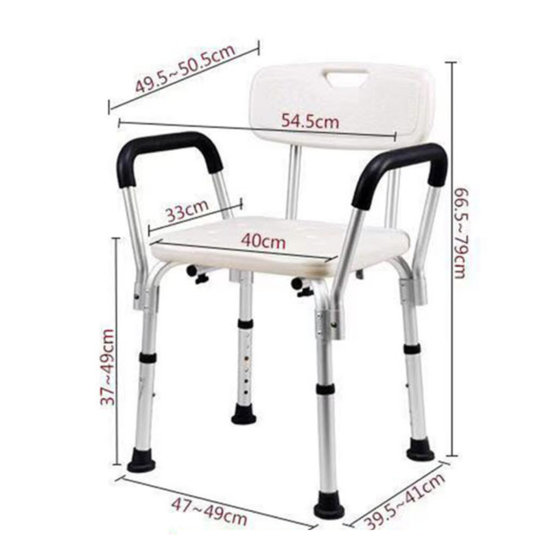 Shower Chair with Armrests